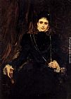 Portrait Of Mme M. S. Derviz by Benjamin Jean Joseph Constant